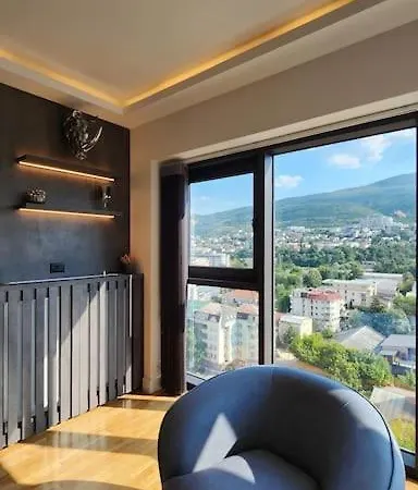 Diamond Residences 2bd 2bth 11fl Lux & Free P * Skopje