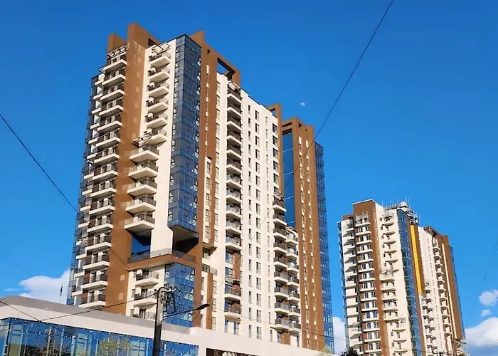 Diamond Residences 2bd 2bth 11fl Lux & Free P Skopje