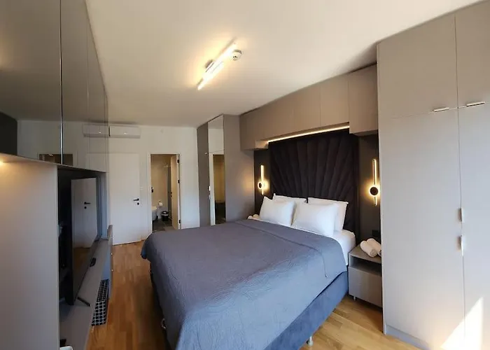 Apartment Diamond Residences 2bd 2bth 11fl Lux & Free P Skopje