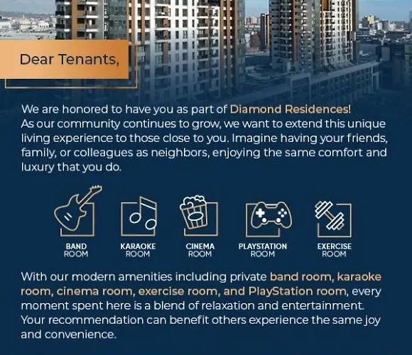 Diamond Residences 2bd 2bth 11fl Lux & Free P Apartment