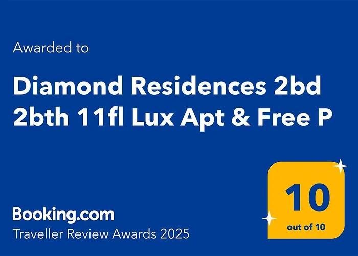 Apartment Diamond Residences 2bd 2bth 11fl Lux & Free P *